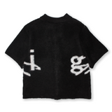 大徽標SS針織襯衫