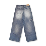 Genzai鏈寬鬆牛仔褲