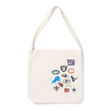 MSB×NFL team logo patch mesenger bag