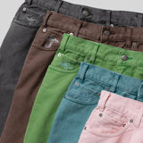 9090旅行彩色牛仔布