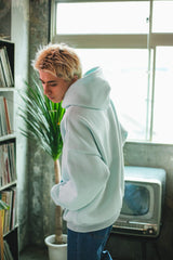 MSBE College Satin徽標連帽衫