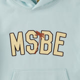 MSBE College Satin徽標連帽衫