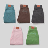 9090旅行彩色牛仔布