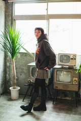 MSBE College Satin徽標連帽衫