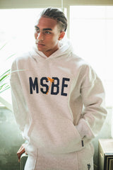 MSBE College Satin徽標連帽衫