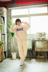 MSBE College Satin徽標連帽衫