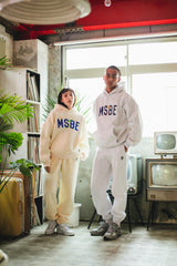 MSBE College Satin徽標連帽衫