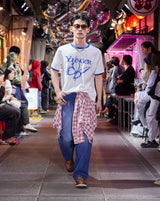 YS butterfly logo ringer tee