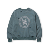 Genzai顏料Boro船員頸汗