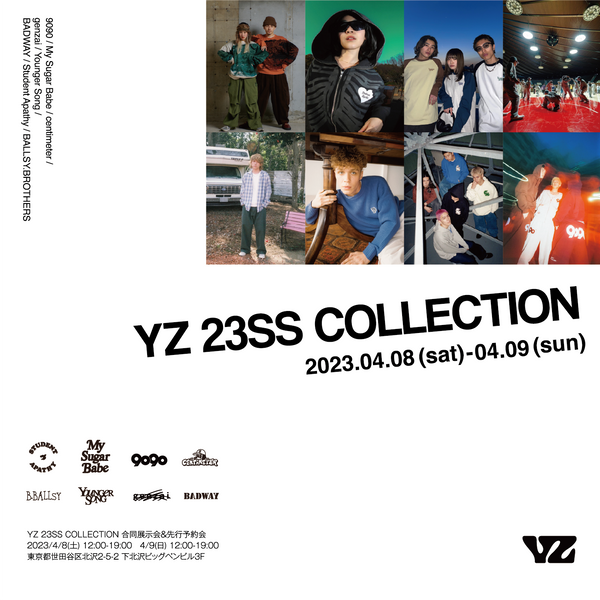【開催決定】YZ 23SS COLLECTION 合同展示会＆先行予約会