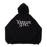 universal logo classic zip hoodie