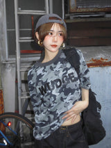 WB camo print ss tee