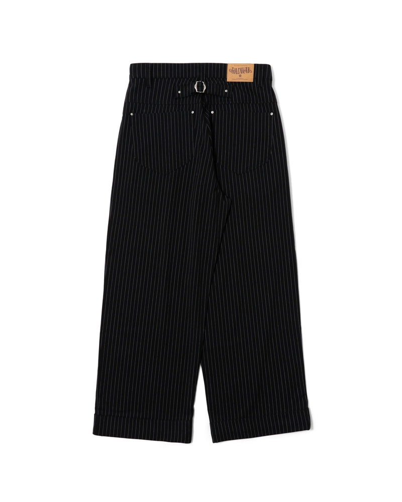 Flower studs stripe slacks – YZ