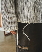 Sparkle Stitching v Neck Sweater