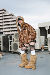 90 로고가 풍부한 복도 재킷