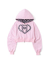 H HEART REVERSIBLE ZIP HOODIE 