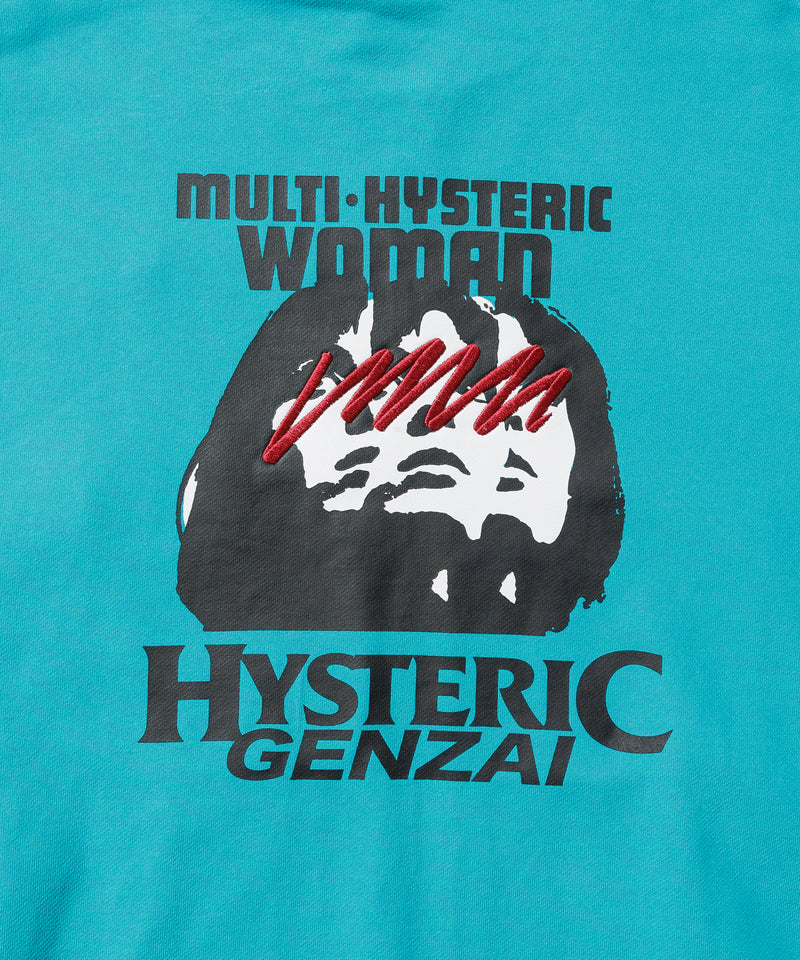 HYSTERIC GLAMOUR genzai WOMAN HOODIEカラーブラック