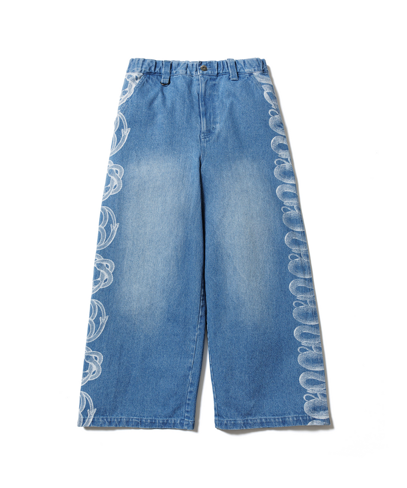 HYSTERIC GLAMOUR genzai SNAKE BAGGY DENIM PANTS – YZ HYSTERIC GLAMOUR genzai SNAKE BAGGY DENIM PANTS – YZ