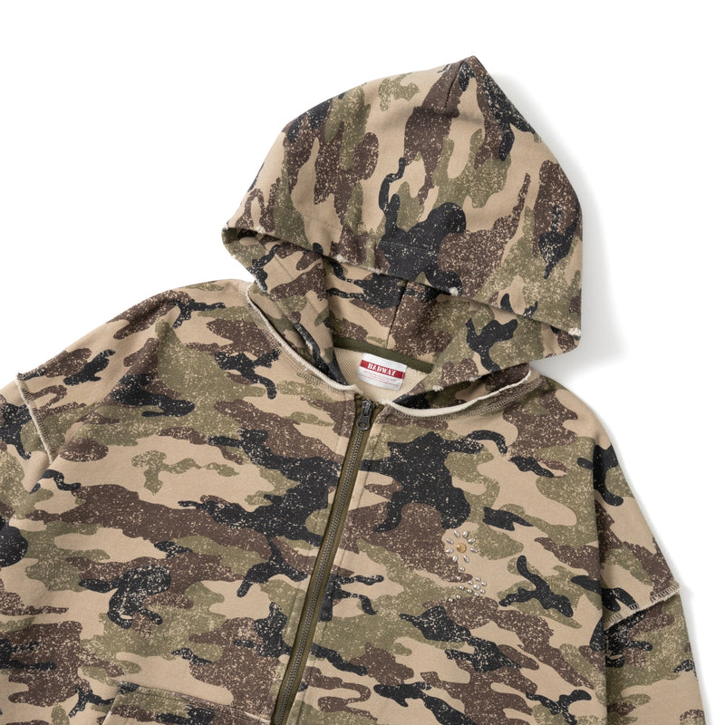 Original camouflage zip hoodie