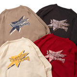 Star Logo v Neck Damage Knit