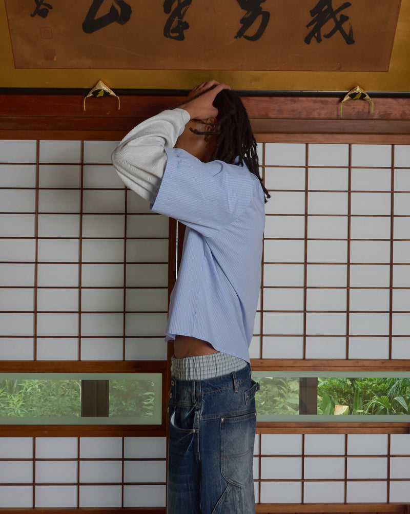 waffle docking check Western shirt