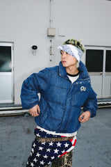 90 로고가 풍부한 복도 재킷