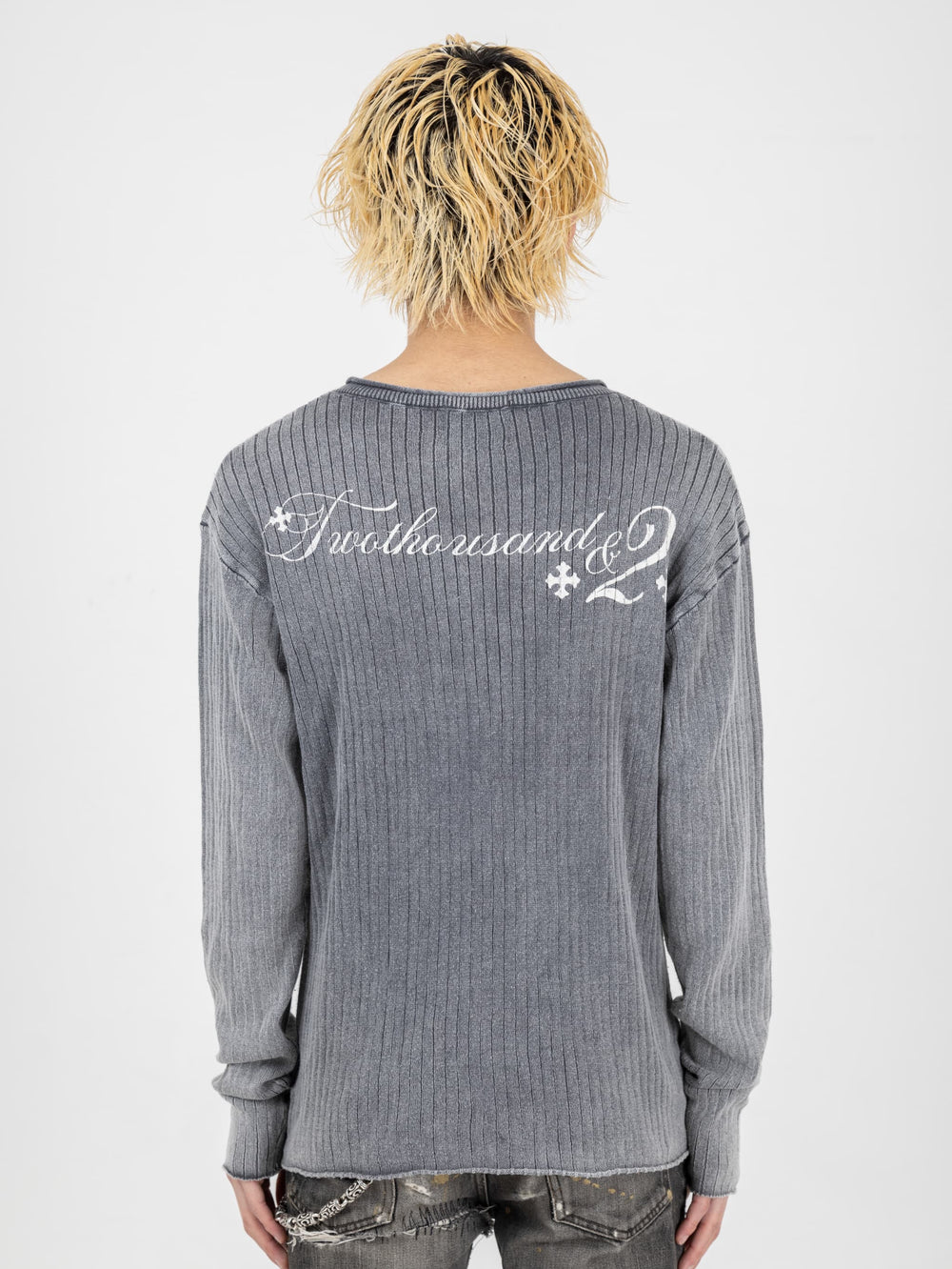 Faded Laceup Knit – YZ