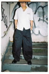 Wide Tuck Chino Pants 