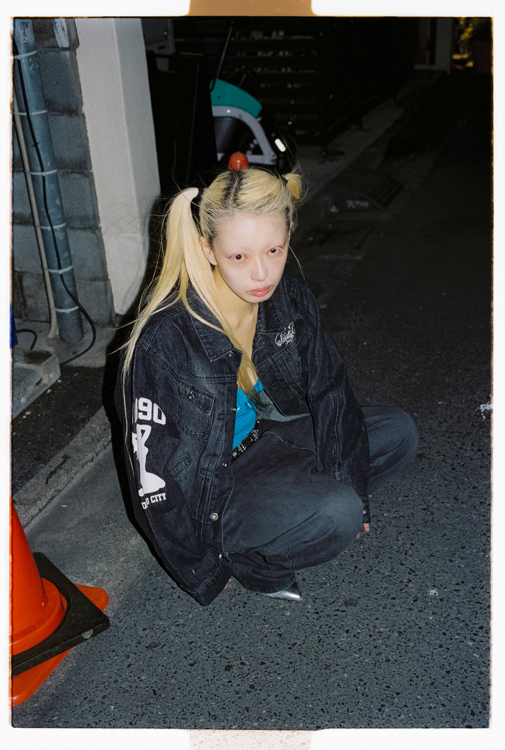 LUGER デニムジャケット セクシーなロゴデニムジャケット – YZ