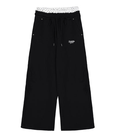 [NICK&NICOLE × YOUNGER SONG] Dot Melting Butterfly Sweat Pants 