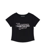 [NICK&NICOLE × YOUNGER SONG]Double Logo Pintuck Top