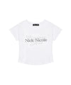 [NICK&NICOLE × YOUNGER SONG]Double Logo Pintuck Top
