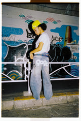 9090 OG Logo Painted Denim Pants 
