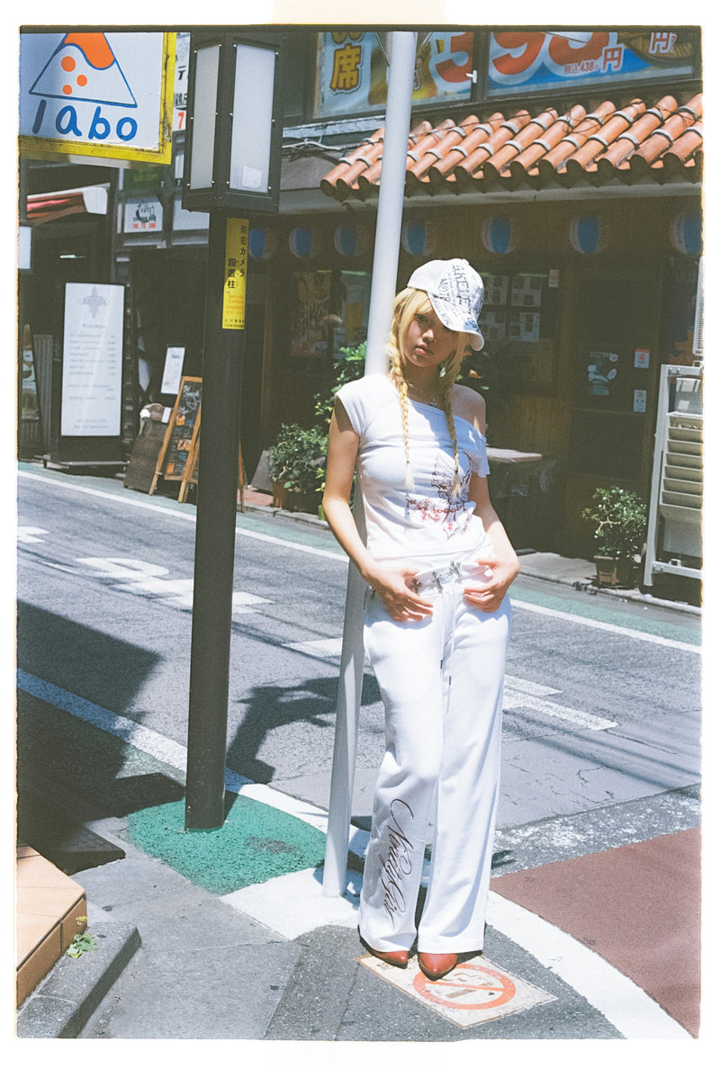 Feather Logo Slim Sweat Pants