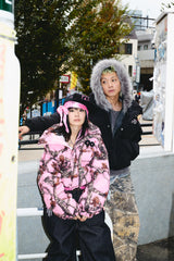 90 로고가 풍부한 복도 재킷