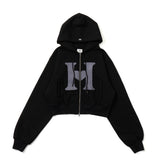 H logo zip hoodie