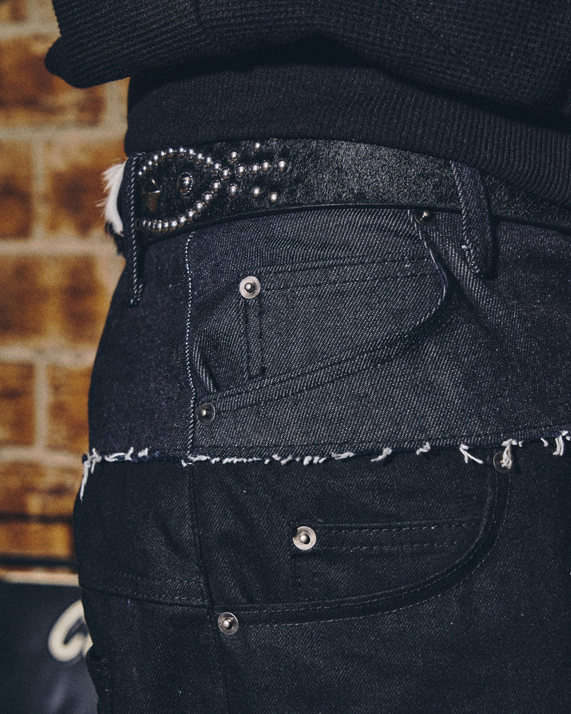 BADWAY × B.BALLSY 2up wide denim pants – YZ