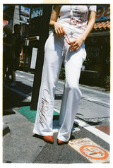 Feather Logo Slim Sweat Pants