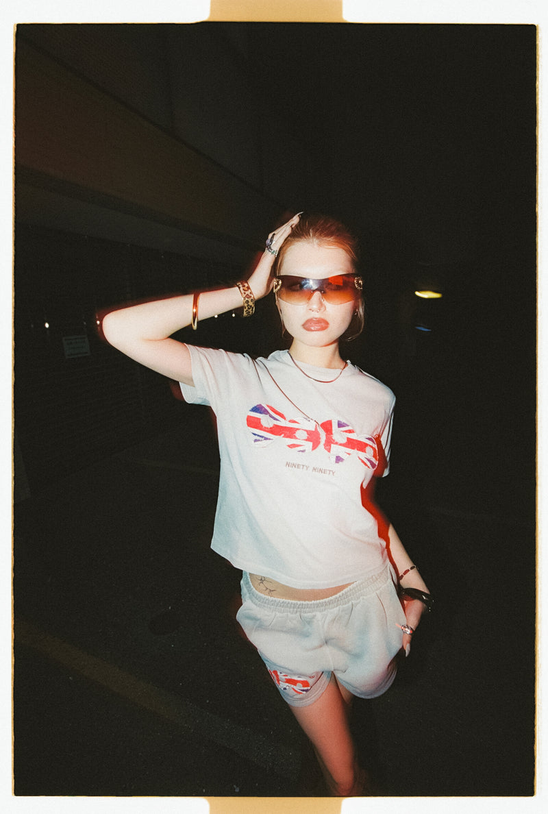 パンツ 9090 OG Logo British Micro Shorts 90 Logo Micro Shorts – YZ