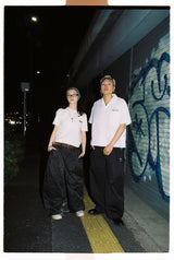 Wide Tuck Chino Pants 