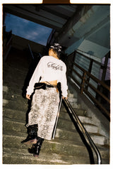 Cursive Logo Henley Neck Thermal L/S Tee