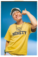 NINETY Arch Logo Studded Tee