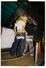 9090 OG Logo Painted Denim Pants 