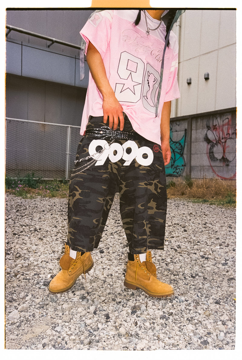 9090 OG Logo Painted Buggy Jorts – YZ