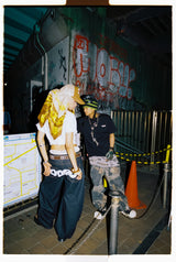 9090 OG Logo Painted Denim Pants 