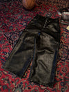 Ballsy Painter Faux Leather Baggy Pants