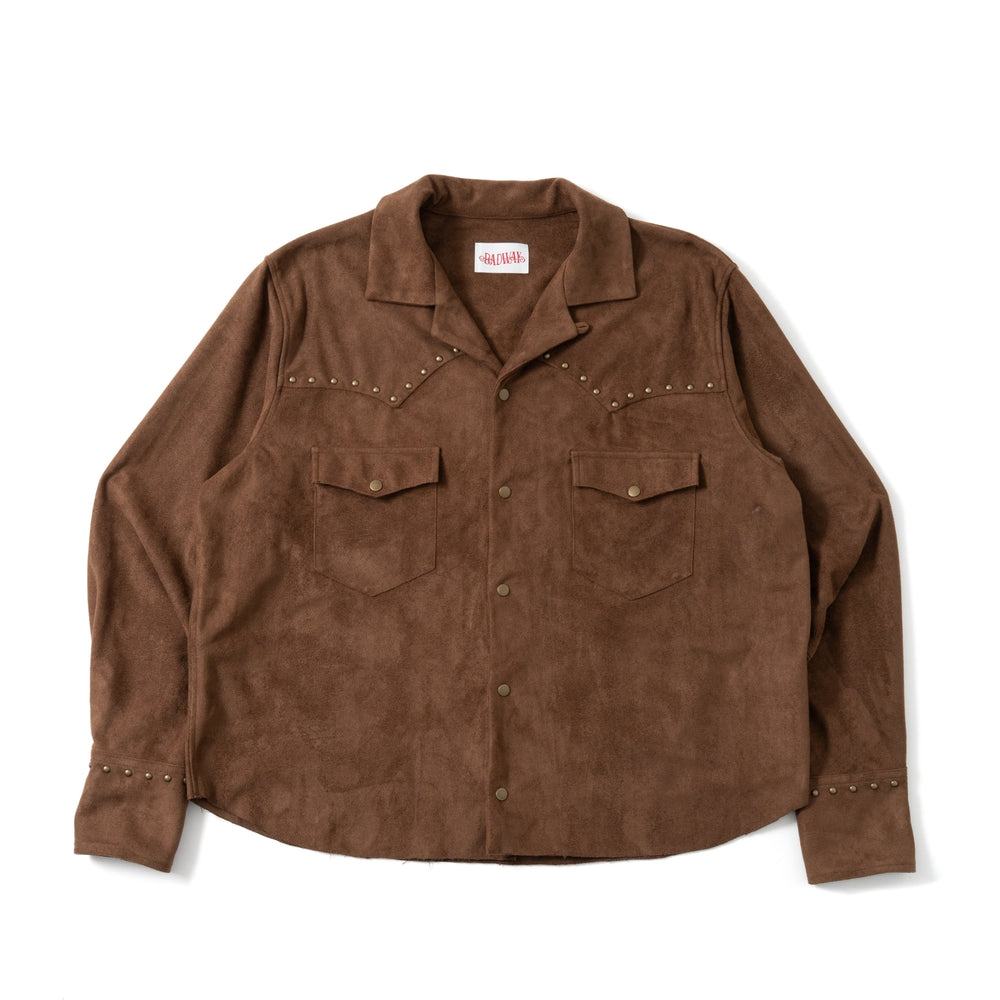トップス Badway - Suede Western studs shirt L Suede Western studs shirt – YZ