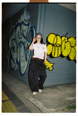 Wide Tuck Chino Pants 