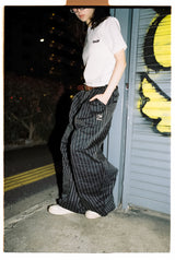 Wide Tuck Chino Pants 