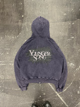 universal logo Premium crush EMB zip hoodie